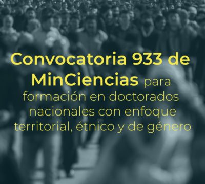 Portada Convocatoria Minciencias 2023