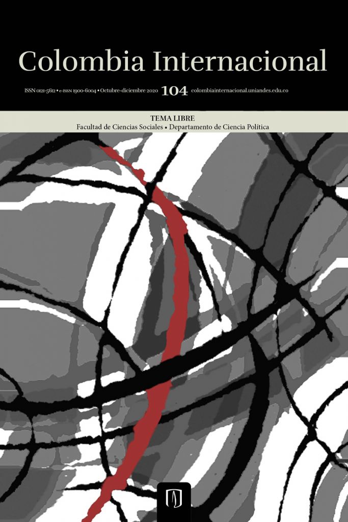 Revista Colombia Internacional 104 de la Universidad de los Andes