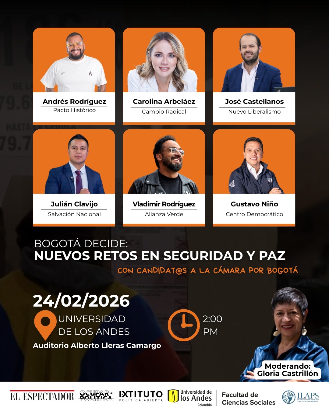 Diálogo entre la academia y la política, Cámara de representantes Bogotá 2026