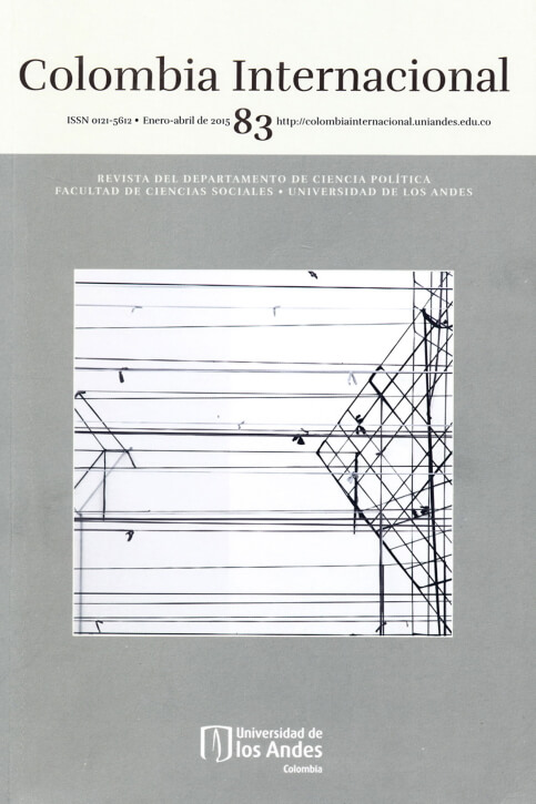 Revista Colombia Internacional 83 de la Universidad de los Andes