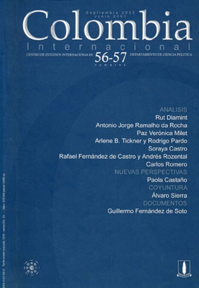 Revista Colombia Internacional 56 y 57 de la Universidad de los Andes