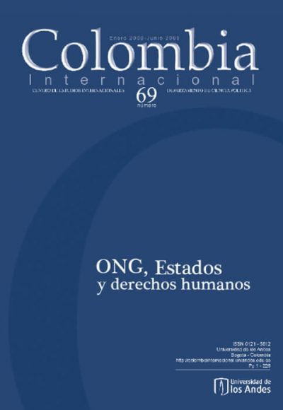 Revista Colombia Internacional 69 de la Universidad de los Andes