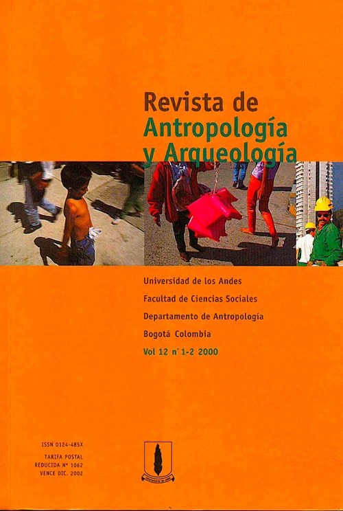 Portada Revista Antropologia Y Arqueologia V12