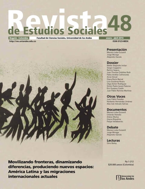 Revista de Estudios Sociales 48 de la Universidad de los Andes