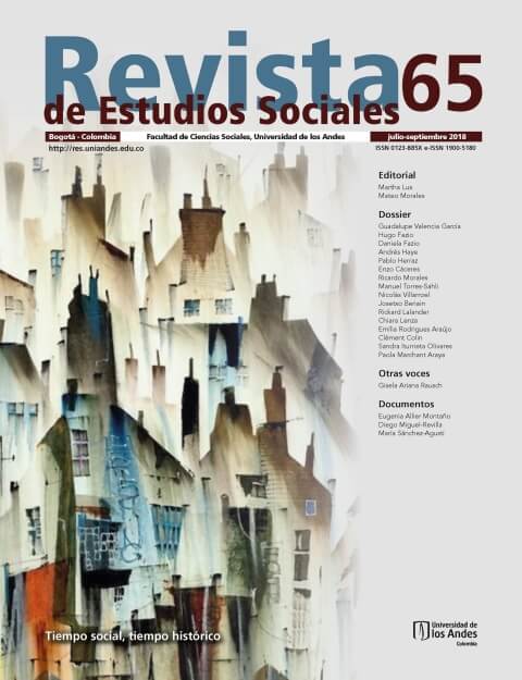 Revista de Estudios Sociales 65 de la Universidad de los Andes