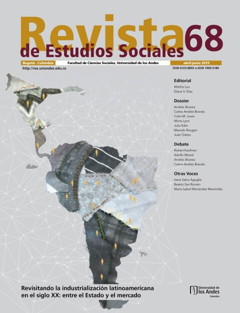 Revista de Estudios Sociales 68 de la Universidad de los Andes