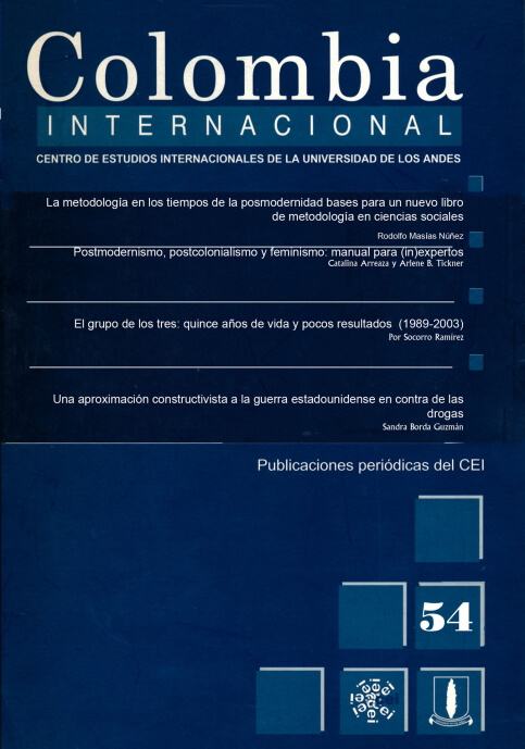 Revista Colombia Internacional 54 de la Universidad de los Andes