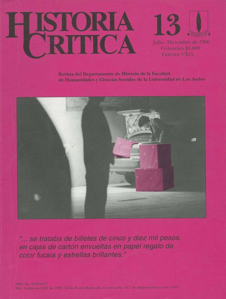 Histcrit.1996.issue 13.cover