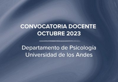 Banner Convocatoria Docente Psicologia 2023