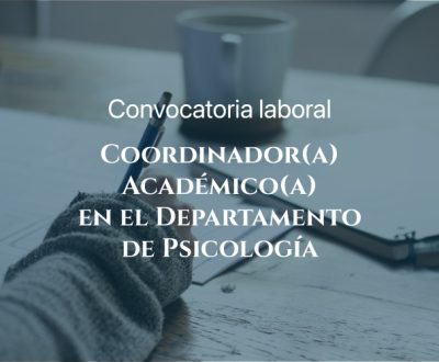 Convocatoria Coordinador Academico Psicologia 2024