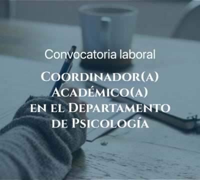 Convocatoria Coordinador Academico Psicologia 2024