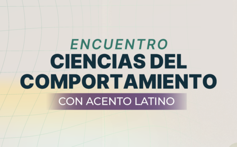 Banner del Encuentro Latinoamericano de Ciencias del Comportamiento, que se realizará el 10 y 11 de septiembre en Bogotá.
