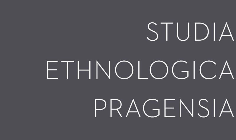 Obálka Studia Ethnologica Pragensia 2016