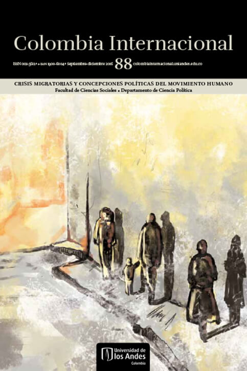 Revista Colombia Internacional 88 de la Universidad de los Andes
