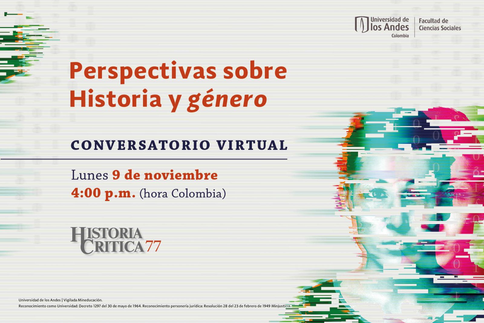 Evento La Relación Entre Historia Y Género Uniandes 8916