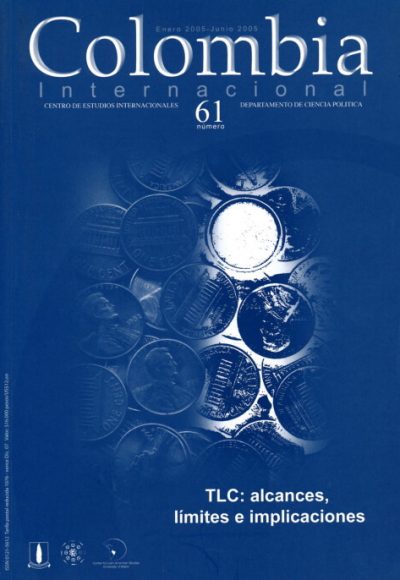 Revista Colombia Internacional 61 de la Universidad de los Andes
