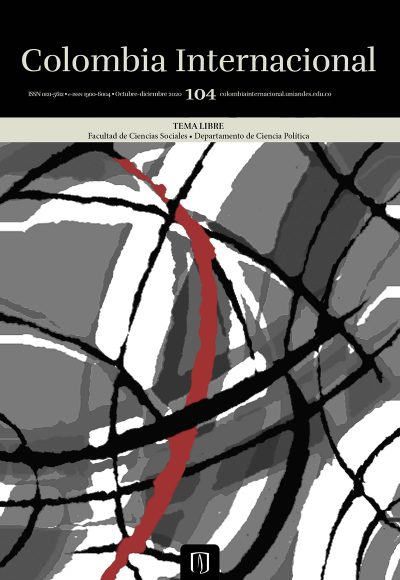 Revista Colombia Internacional 104 de la Universidad de los Andes