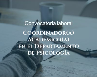 Convocatoria Coordinador Academico Psicologia 2024