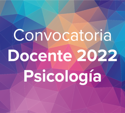 Convocatoria Docente Psicología