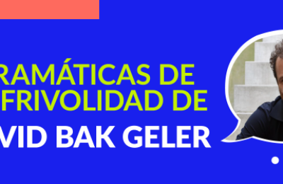 Gramáticas De La Frivolidad Banner