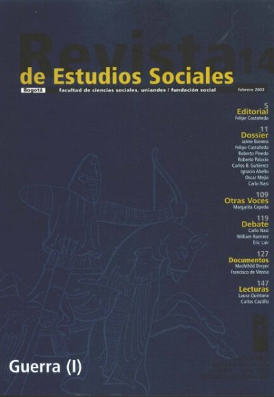 Revista de Estudios Sociales 14 de la Universidad de los Andes