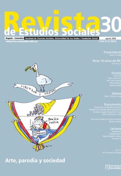 Revista de Estudios Sociales 30 de la Universidad de los Andes