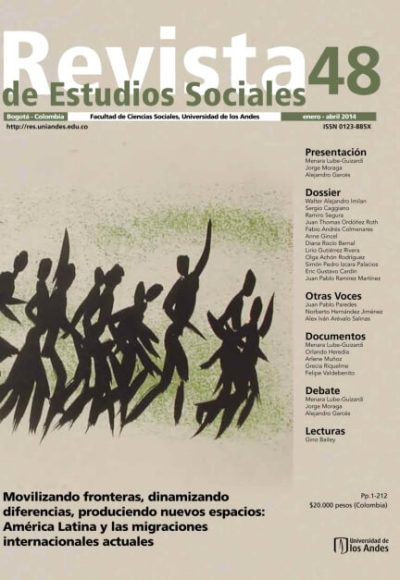 Revista de Estudios Sociales 48 de la Universidad de los Andes