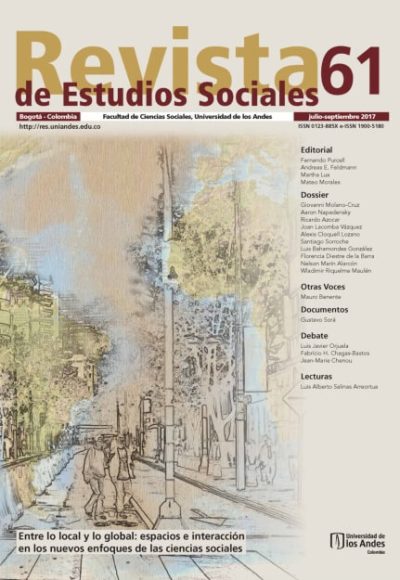 Revista de Estudios Sociales 61 de la Universidad de los Andes