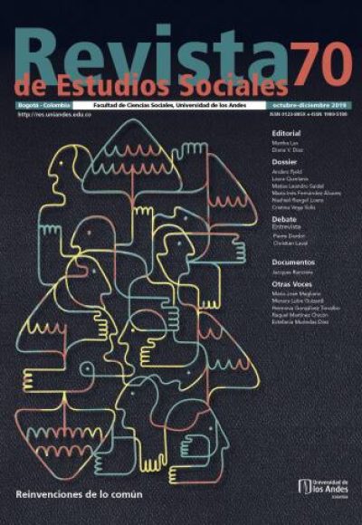 Revista de Estudios Sociales 70 de la Universidad de los Andes